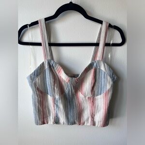 Charlotte Russe Cropped Tank Size Medium